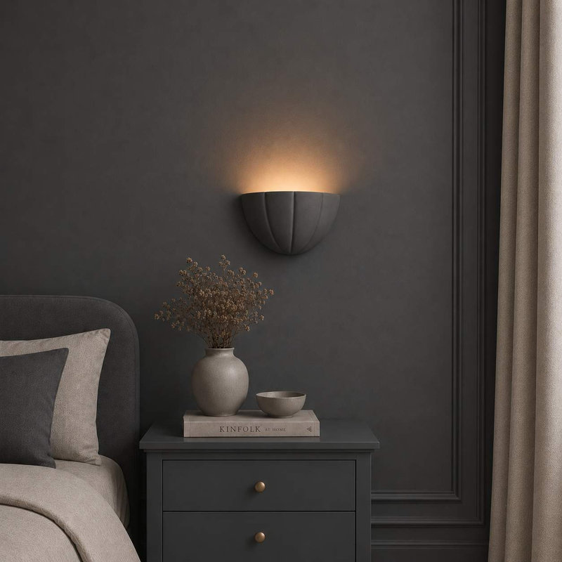 Wall Sconce, Blue, No