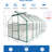 Heavy Duty 6X12 Ft Polycarbonate Greenhouse - For Backyard With Door And Drainage Walk-In Ventilation System Outdoor-126021852