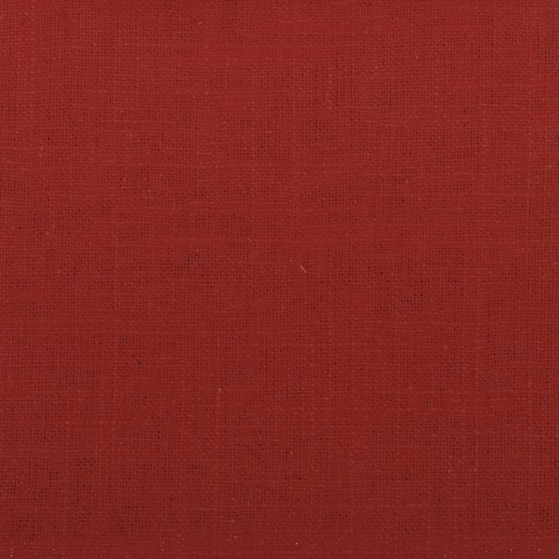 Burton Solid Linen Fabric, Cayenne