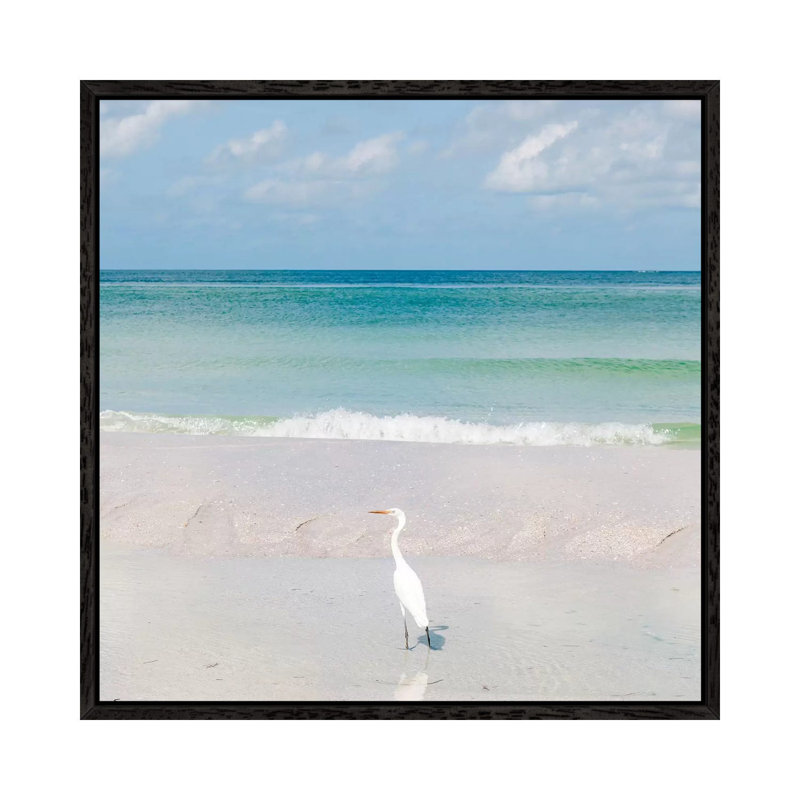 Florida Ocean View VIII by Bethany Young - Print on Canvas, Black Framed, 66.04cm H x 66.04cm W x 3.81cm D