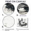 Oie monochrome par le lac en bois III - oie, art mural-1770458837-1770458836-1770458835
