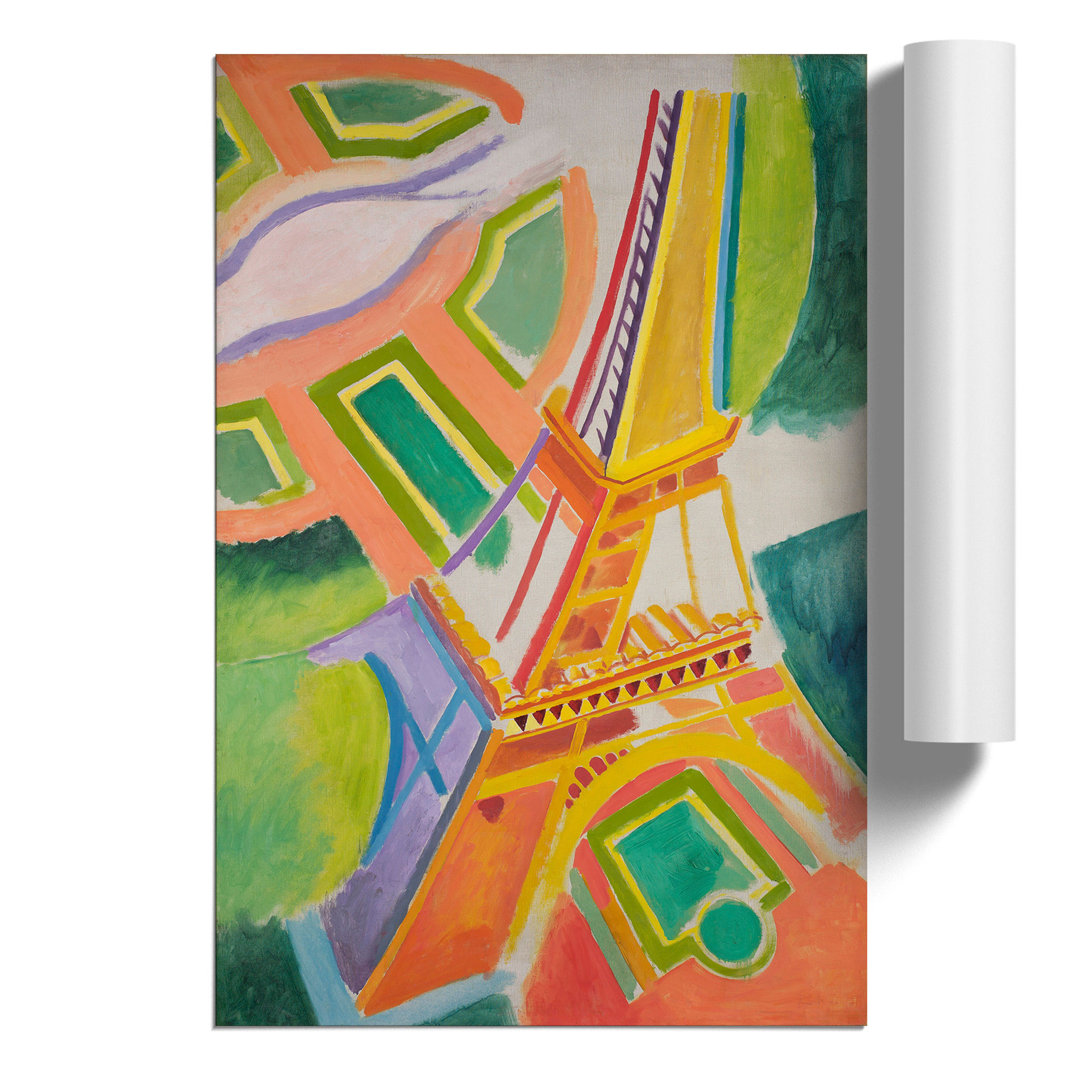 Eiffel Tower by Robert Delaunay - Frameless Print