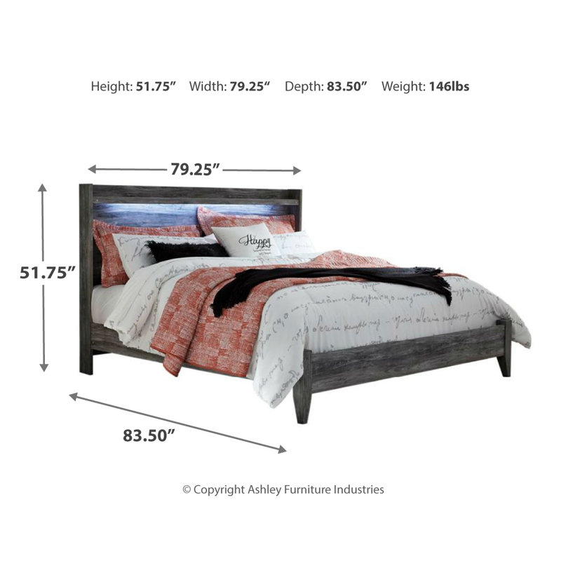 Hucksley King Panel Bed