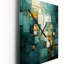 California Sunshine Retro Abstract I - horloge murale moderne avec peinture abstraite-99637648