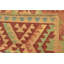 Tapis en laine rouge/beige 2 pi 7 po x 4 po one-of-kind main-noué la new age Elland