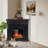  43" Freestanding Corner Electric Fireplace With Mantel & Remote Control For Living Room Or Bedroom-557678740