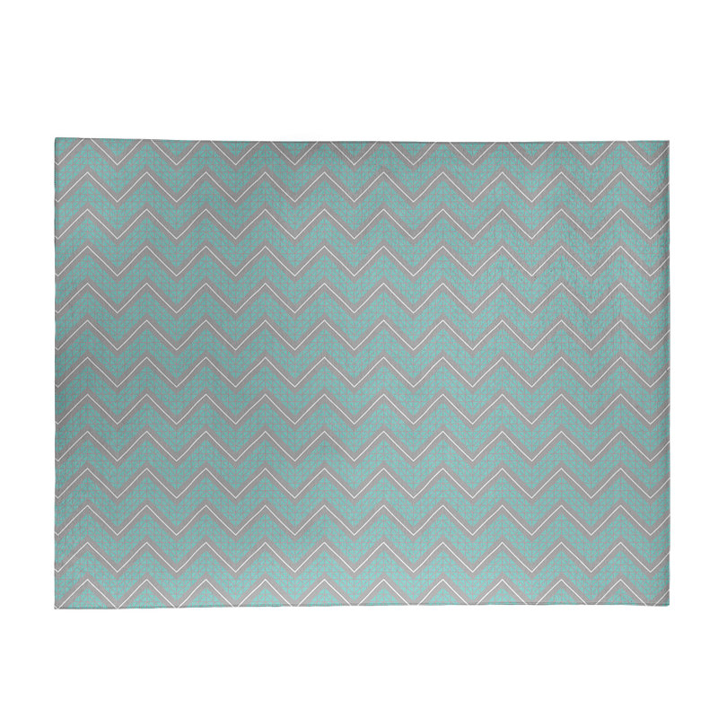 Chenille Chevron Indoor Rug, Rectangle 8' x 10'