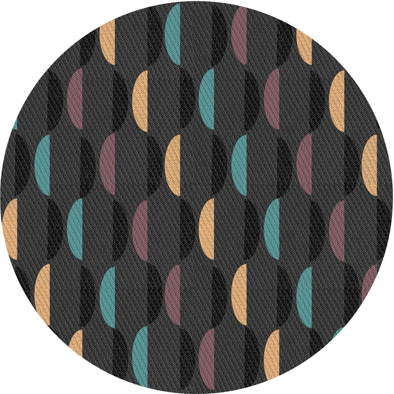 Roush Indoor Rug, Round 6'
