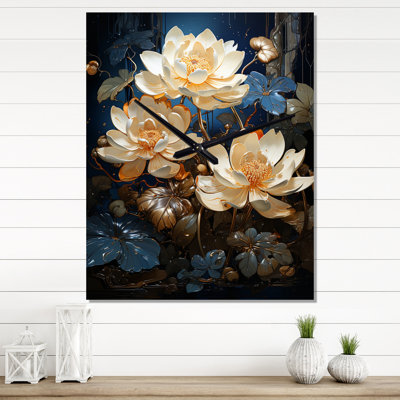 Brenk - Lotus Wall Clock