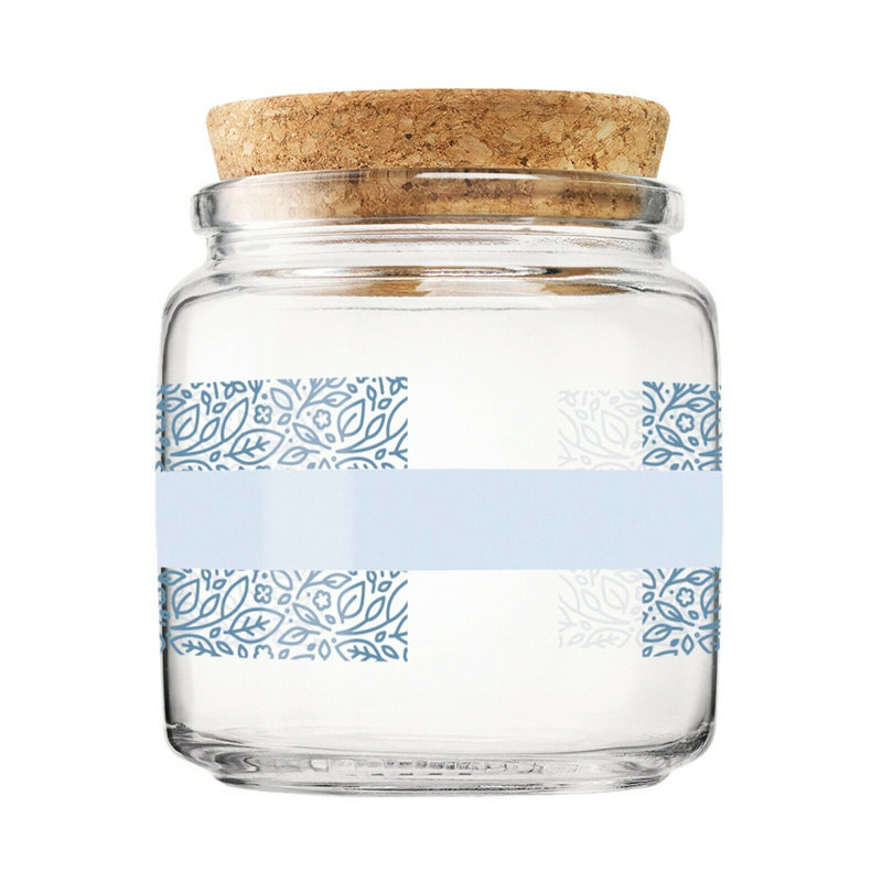 Glass Jar, Blue