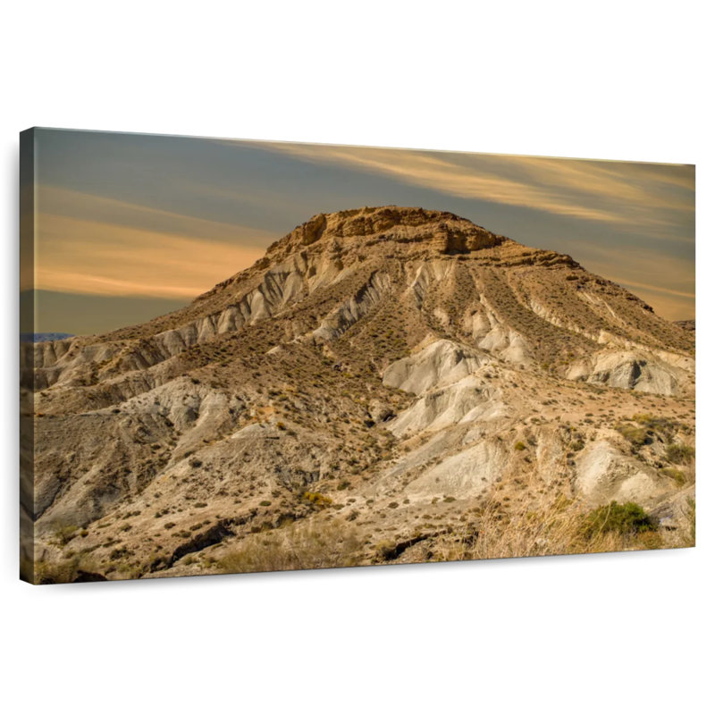 Tabernas Desert Mountain, 16" H x 24" W
