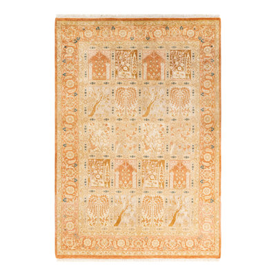 Mogul One-of-a-Kind 4'8" X 6'9" Hand Knotted Area Rug