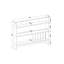 Carmeletta 3 Piece Accent Shelf with Hooks-446076663