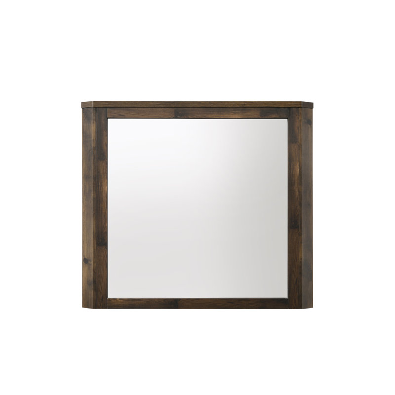 Elettra Rustic Walnut Finish Mirror