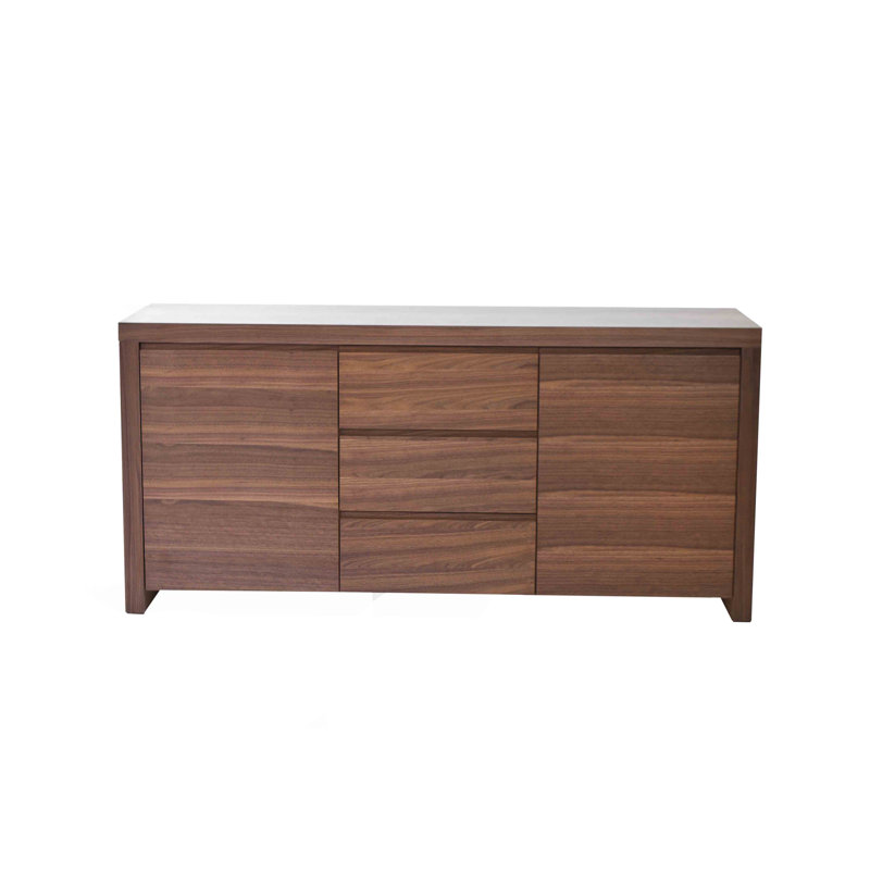 Buffet 3 tiroirs Calix, Noyer