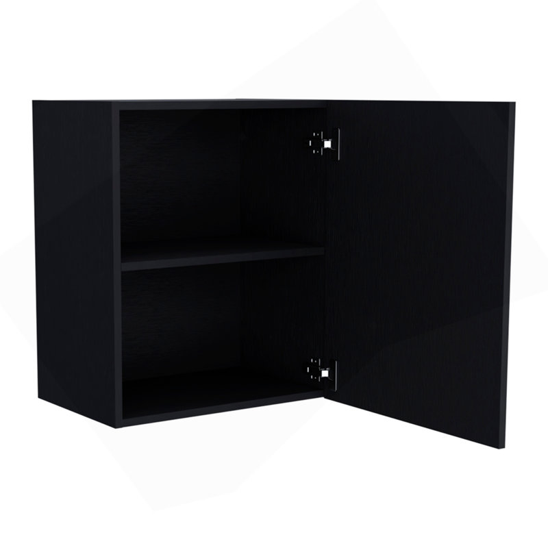 Wall Cabinet Dennard, Kitchen, Black, Black