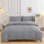 Aspire Homeware Ultra Soft 4 Piece Hotel Quality Dyed Duvet Bedding Set with Pillowcases and Fitted Sheet-119236792-119236794