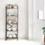 Misk 171 cm H x 60 cm W Iron Ladder Bookcase