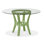 Trellis Round Glass Dining Table