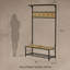 Hall Tree 99.06cm Wide with Bench and Shoe Storage