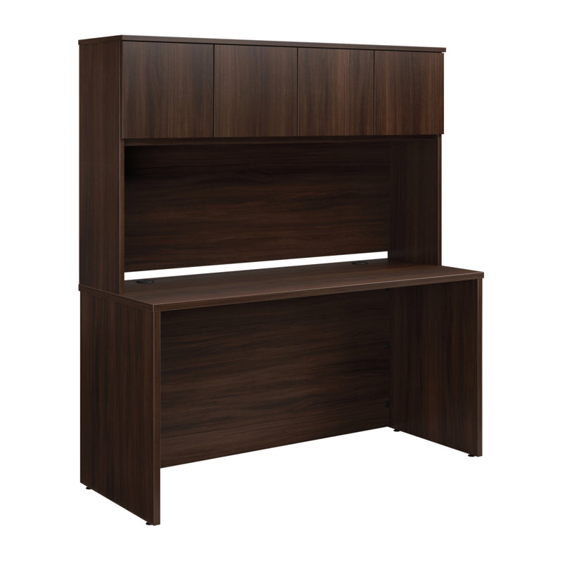 60" x 30" Desk With Hutch, 64.29" H x 59.09" W x 23.5" D