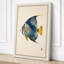 Blue Fish with Gold Japandi - Wrapped Canvas-1251548068-1251548090