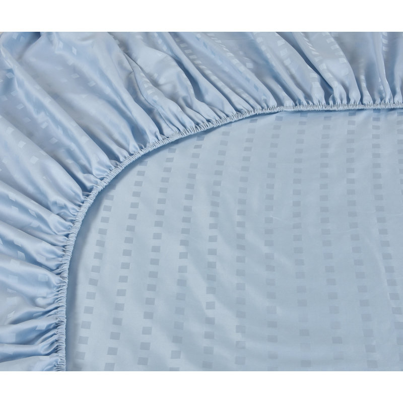 Ensemble de draps en satin de coton de qualité égyptienne 1200 fils , Ensemble de draps pour lit double + un drap-housse