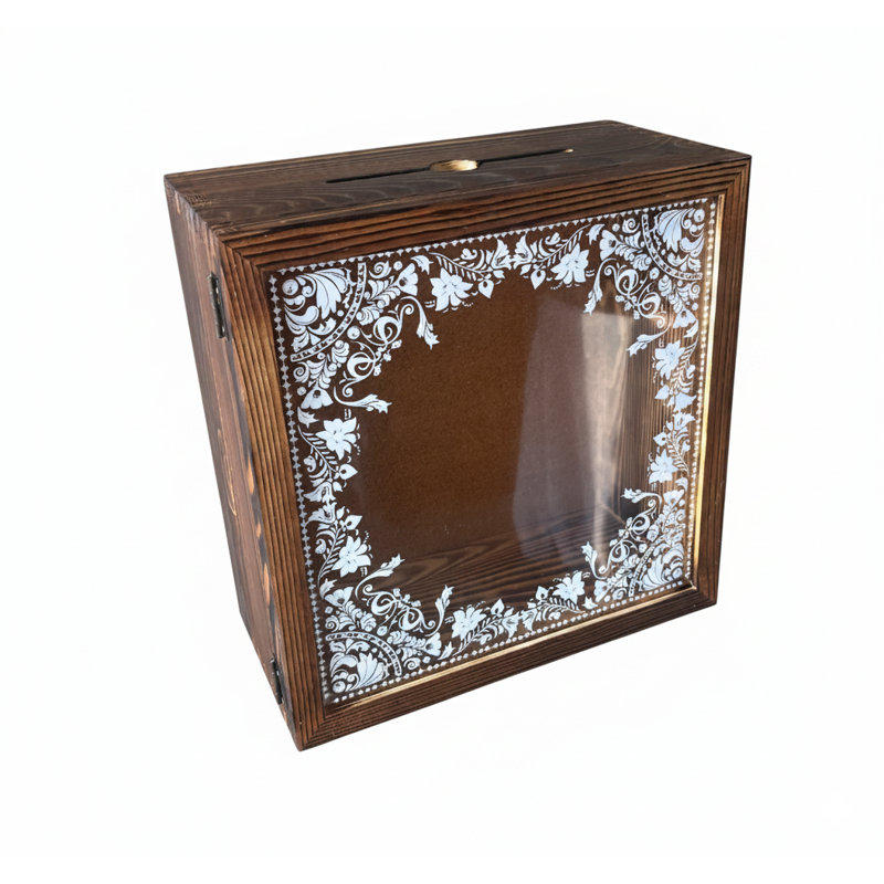 Boîte-cadre murale en bois