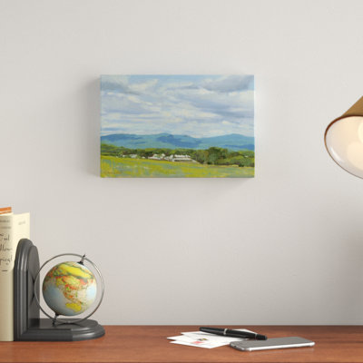 Holyoke Range by Stephen Calcasola - Painting Print