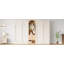 Lit escamotable deux places avec armoire, rangement et deux tiroirs
