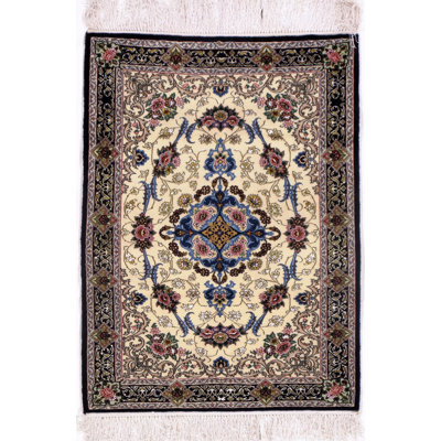 One-of-a-Kind Rectangle 3'2" x 4'4" Hand Knotted Area Rug
