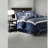 Comfortable Navy Bedding Sets, Polyester Crafted, Hotel Style For Home