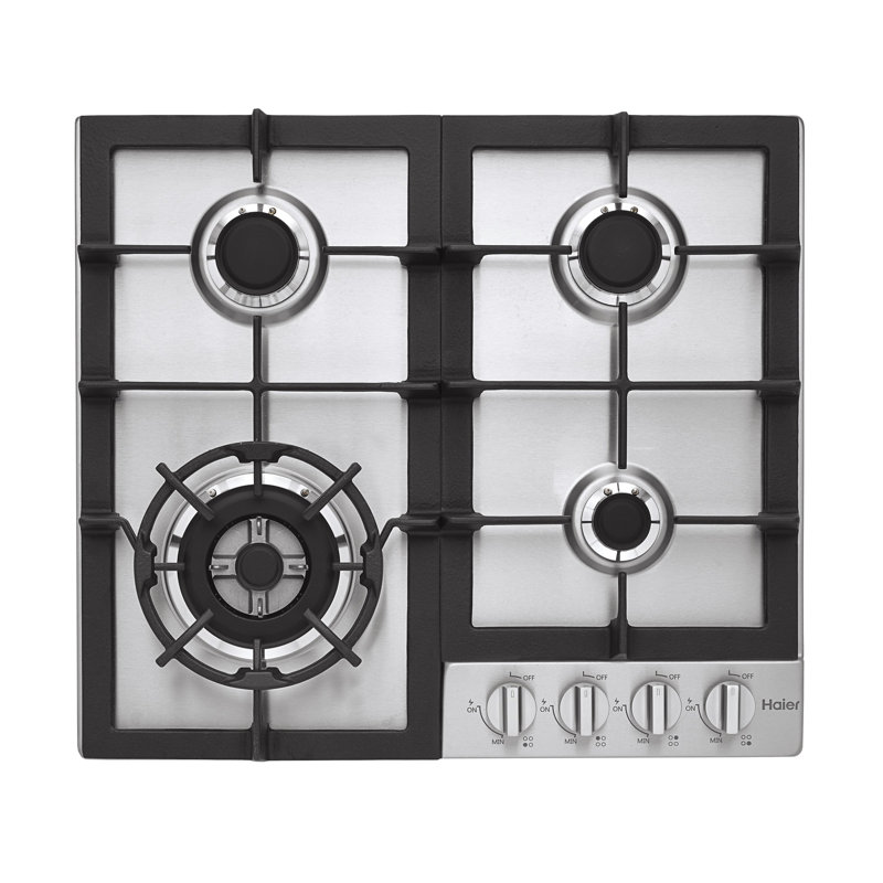 Plaque de cuisson au gaz à 4 brûleurs 24 "