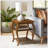 Becci Walnut Finish Accent Table