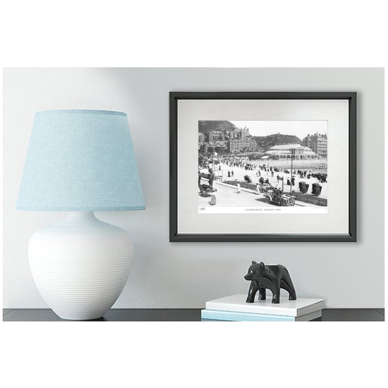 Llandudno, Parade 1908 - Single Picture Frame Print, 40cm H x 50cm W x 2.3cm D
