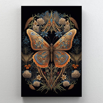 " Wildflowers And Butterfly "