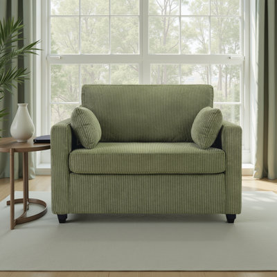 47" Twin Sleeper Sofa - Convertible Loveseat with USB Ports & Foldable Table