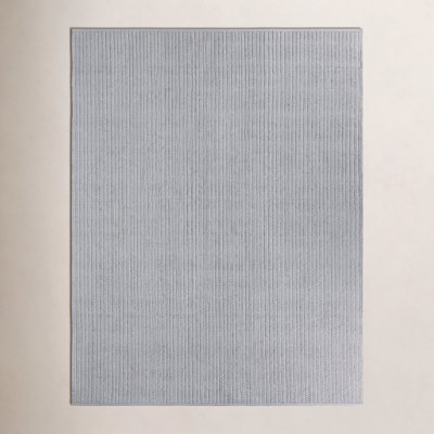 Cullen Light Gray Flatweave Outdoor Rug