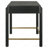 Black 2-Drawer Vanity Desk Makeup Table