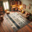 Machine Printed 229cm X 157cm Area Rug