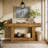63" Wood Console Table for Entryway, Narrow Sofa Table Behind Couch for Living Room, Hallway-1894308406