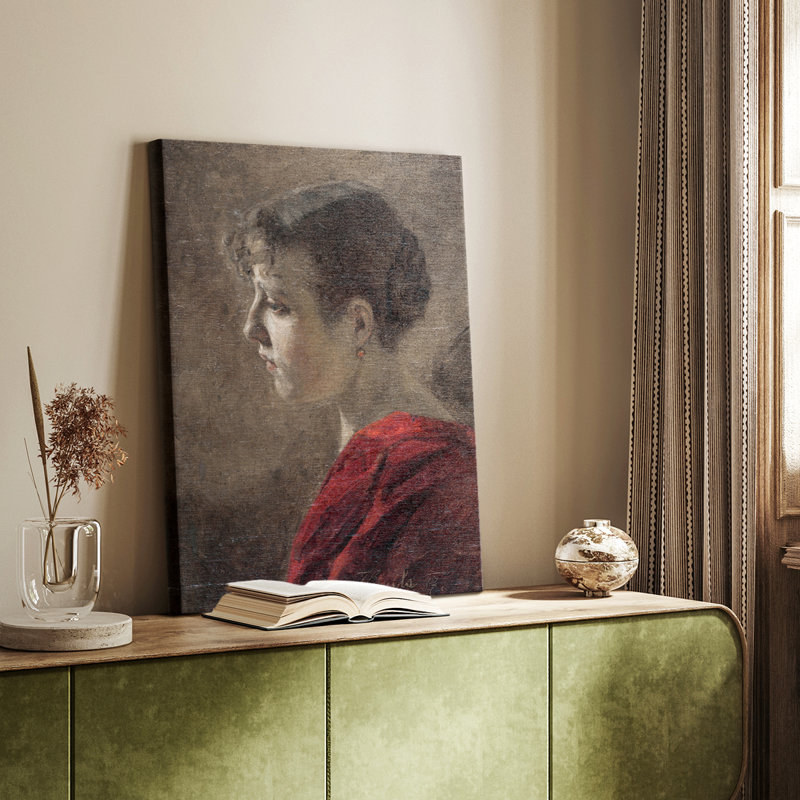 Impression de portrait rétro CXVII - galerie Cavas sur mesure, H 12 po x l 8 po