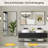 Modern & Contemporary Matte Black Aluminum Alloy Framed Rectangular/Square Bathroom Vanity Mirrors with HD Tempered Glass-199573096-199573099