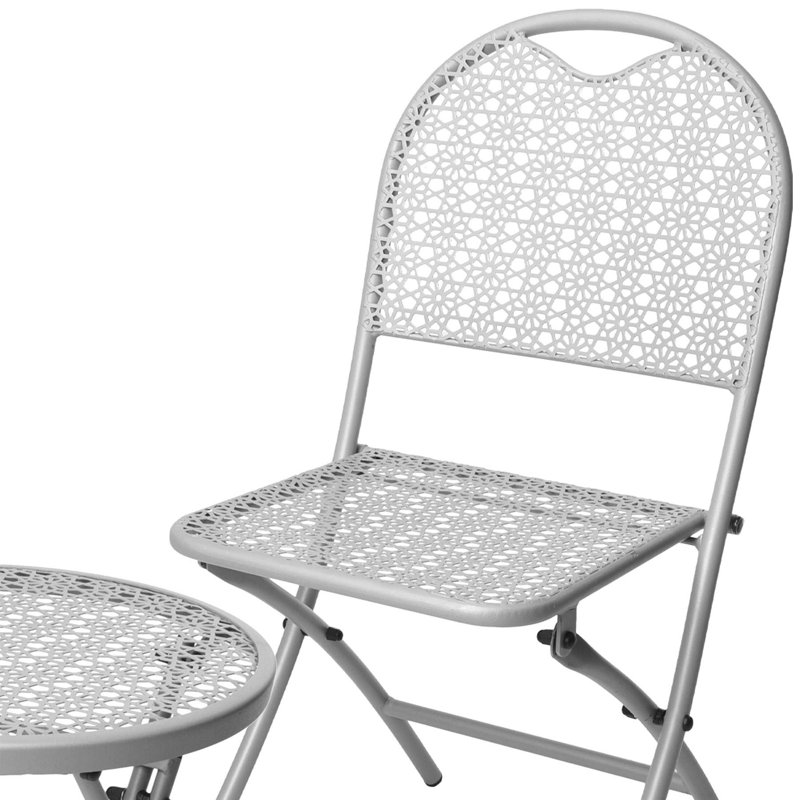 Stanislas 2 - Person Patio Dining Set Round Table