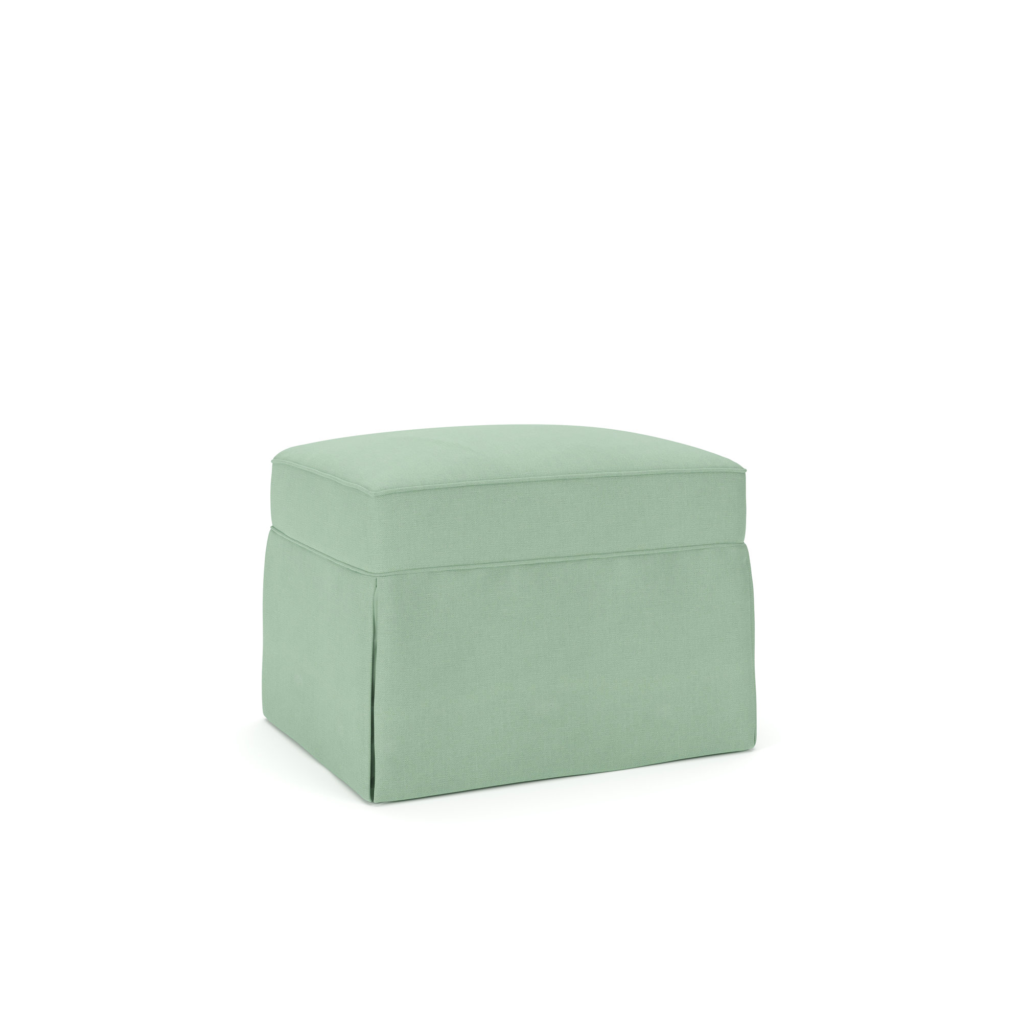 Amari Upholstered Ottoman, Bayou Spray Canvas