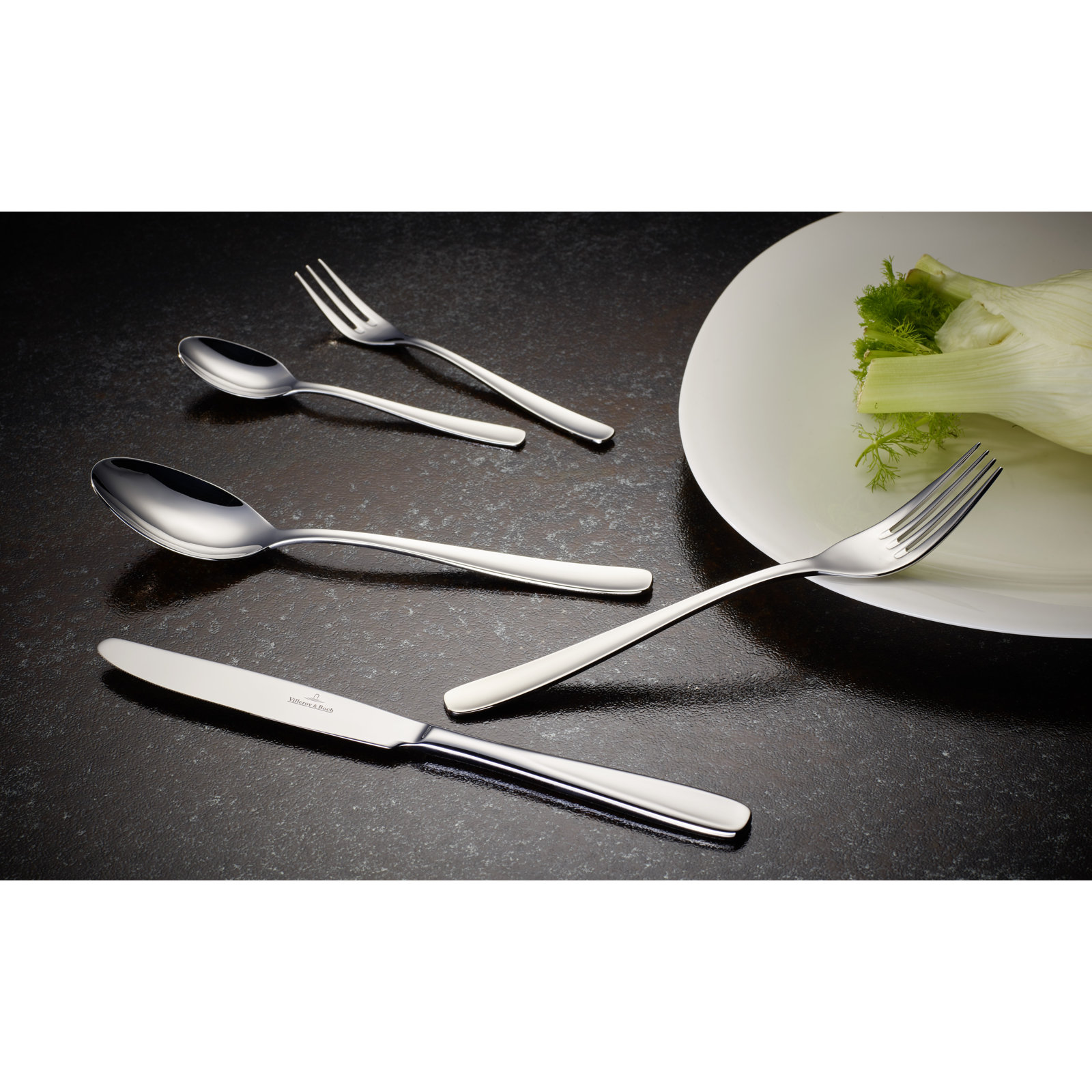 Liam Stainless Steel Flatware Set - Service for 8
