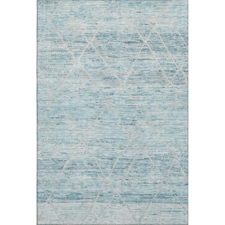 Premium Machine Washable Honig AMF1658 Diamonds Rug