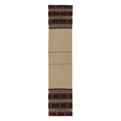 Vintage  Kilim, Tribal Runner Rug With Geometric Borders - Rug & Kilim