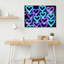 «Neon Heart», ensemble de 1 reproduction d'art sur toile tendue sur toile-1674990355