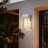 2-Pack Modern Outdoor Wall Light - Waterproof Outdoor Sconce With Clear Glass -952375316